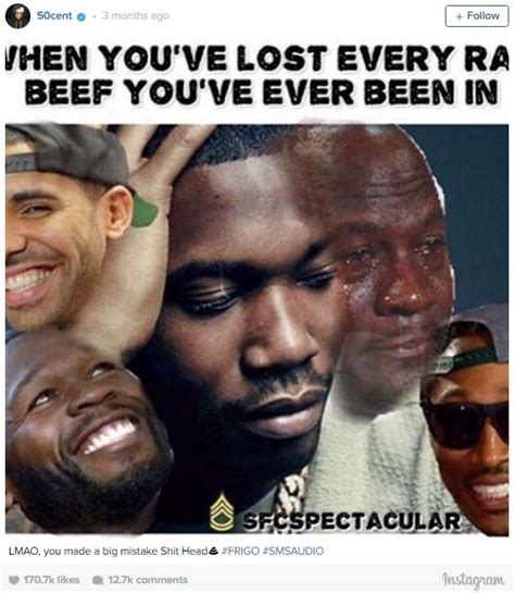 Meek Mill Beef Photoshop | 50 Cent | Know Your Meme