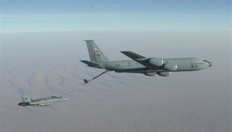 KC-135R refueling mission