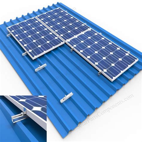 Solar Metal Roof Mounting System, U Aluminum Rail, Cost effective