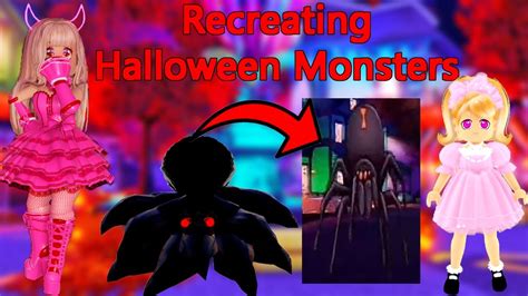 Recreating Royale High Halloween Monsters Dress Up Challenge - YouTube