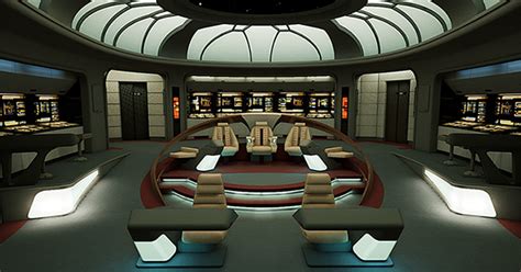 USS Enterprise-D Real-Time Star Trek Series: USS Enterprise-D: Bridge