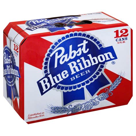 Pabst Blue Ribbon Beer 12 PK Cans - Shop Beer at H-E-B