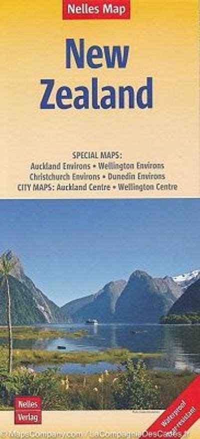 New Zealand Road Map - Travel Map of New Zealand