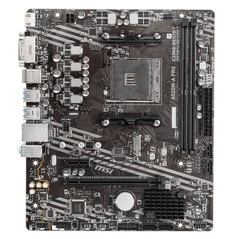 MSI A520M-A PRO AMD A520 M.2 Micro ATX AMD Motherboard | A520M-A PRO | City Center For Computers ...