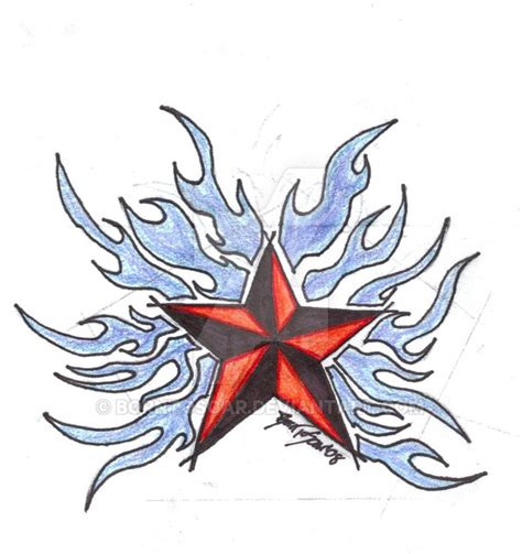 Nautical Star Drawing at GetDrawings | Free download