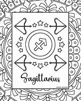 Free Printable Zodiac Sign Adult Coloring Pages 12 Sun Signs  sketch template