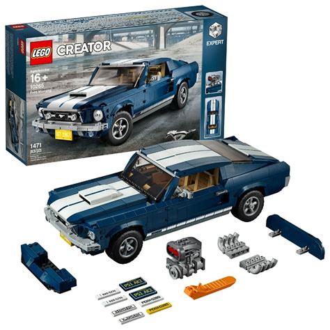 LEGO Creator Expert Ford Mustang Model Car Set 10265 - Walmart.com ...