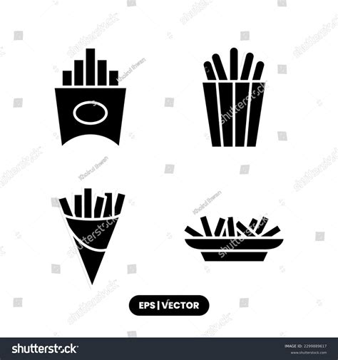 63.493 Fries Black Design Images, Stock Photos & Vectors | Shutterstock