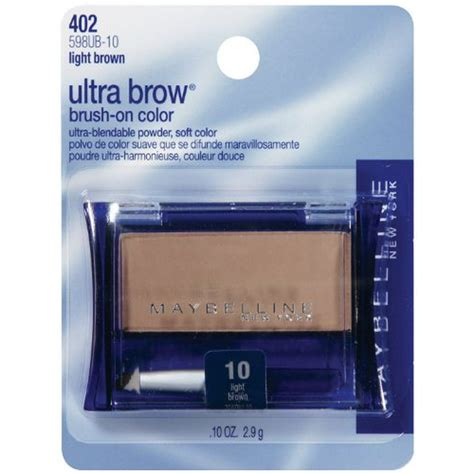 Maybelline New York Ultra-Brow Brow Powder, Shade #10 Light Brown, 0.1 Ounce - Walmart.com ...