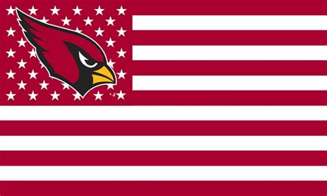 Arizona Cardinals Flag With Star And Stripe 3x5 FT Handled – Best Funny ...