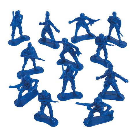 Plastic Blue Army Men - Toys - 144 Pieces - Walmart.com