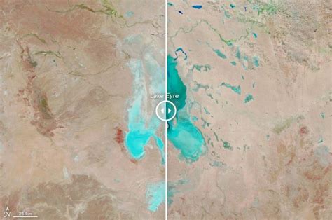 NASA captures the flooding of Kati Thanda-Lake Eyre