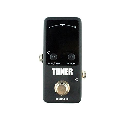 Guitar Mini Effects Pedal Tuner - Chromatic Tuner Pedal High Definition Color Screen with Super ...