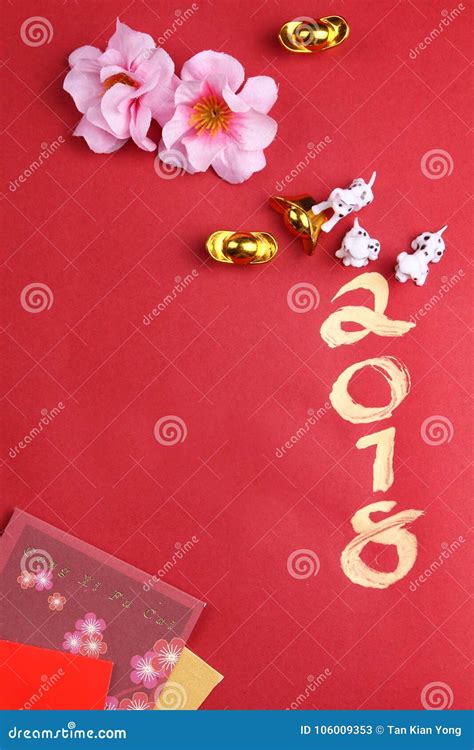 Miniature Dogs with Chinese New Year Decorations - Series 6 Stock Image - Image of miniature ...