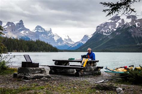 Kayaking Maligne Lake in Jasper National Park | Hike Bike Travel