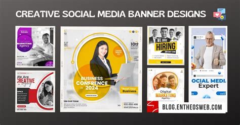 Creative Social Media Banner Designs | EntheosWeb