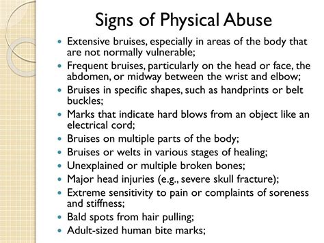 What Are Warning Signs Of Physical Abuse at Nichol Ma blog