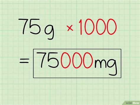 Cómo convertir gramos a miligramos: 6 Pasos