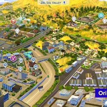 the city is shown with lots of buildings and other places to see in this screenshot