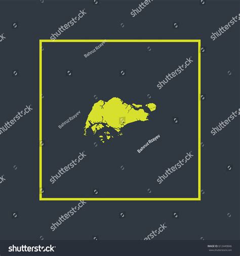 Map Singapore Vector Illustration Stock Vector (Royalty Free) 612449846 ...