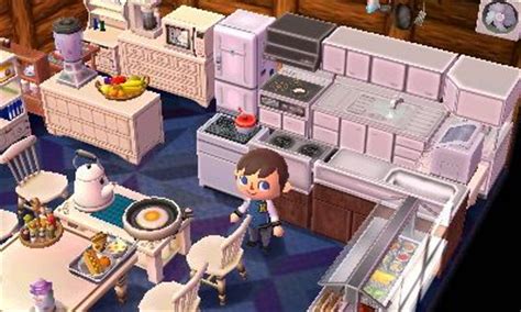 12 ACNL Interior - Kitchen ideas | acnl, happy home designer, animal crossing qr