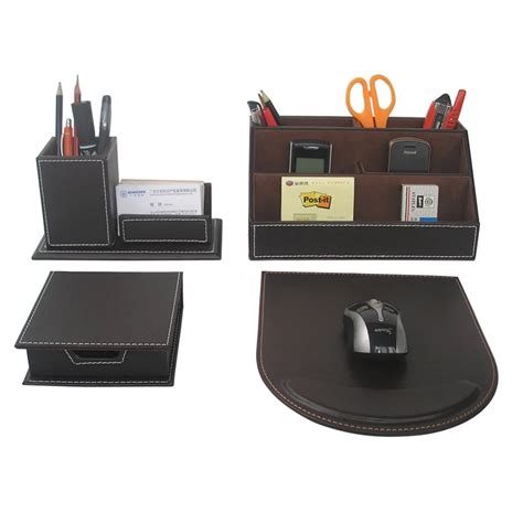 Aliexpress.com : Buy Ever Perfect 4PCS/Set Leather Office Desk ...