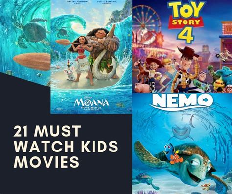 21 Must Watch Popular Kids Movies -Mommy's Magazine | Kids' movies, Kid movies, Movies