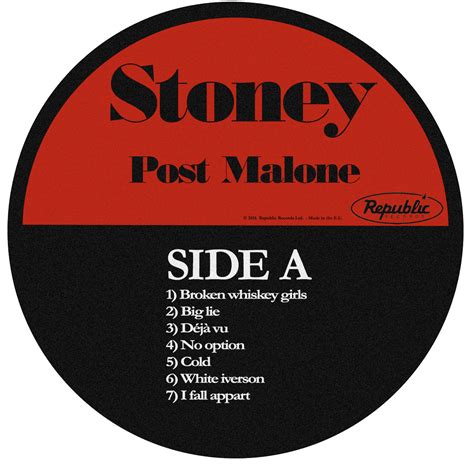 Vinyle Stoney - Post Malone on Behance