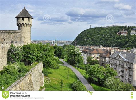 The Gellert Hill from the Castle Hill Editorial Stock Photo - Image of ...