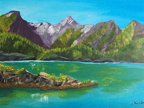 Bild - Acrylmalerei, Landschaft, Natur, Kitschig von Susanne Markfort | kunstnet