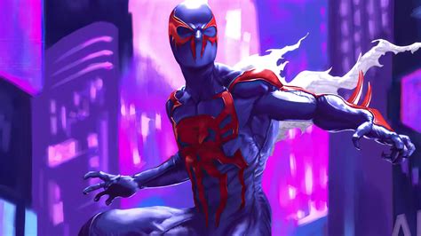 Spider-Man 2099 4K Live Wallpaper - WallpaperWaifu