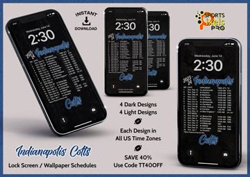 Printable 2023-2024 Indianapolis Colts Schedule