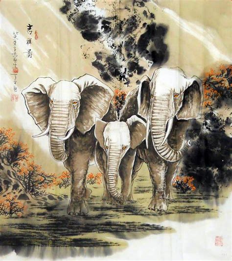 Chinese Other Animals Painting 4443011, 66cm x 66cm(26〃 x 26〃)