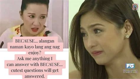 Kim Chiu, Kris Aquino react to “because” meme | PEP.ph