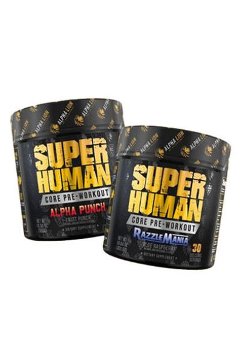 SuperHuman Core Pre Workout by Alpha Lion