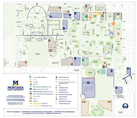 Montana State Campus Map - Adelle Marsha