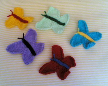 Knitting Galore: Knitted Butterfly Motif - Tutorial