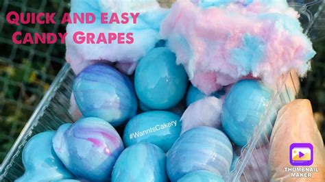 How to make Candy Grapes | Hard candy recipes, Cotton candy grapes, Candied fruit recipes