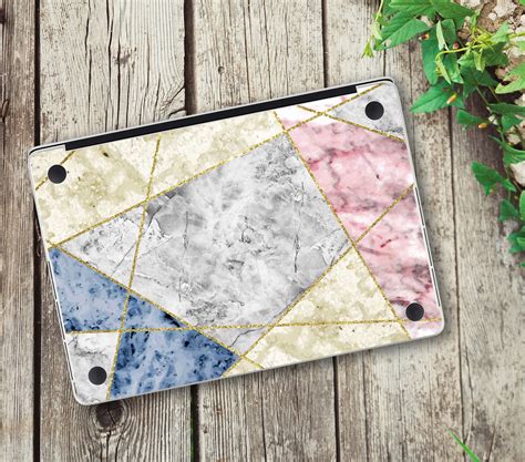 Rainbow Marble Decal Geometric Skin Macbook Pro 15 Gold | Etsy | Notebook decal, Macbook skin ...