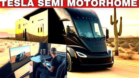 ALL NEW 2023 Tesla Semi Motorhome Looks | Electric RV for the Future! - YouTube