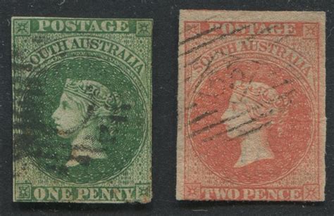 Lot - South Australia Early Rare Victoria Stamps