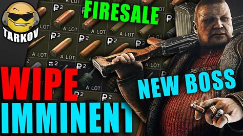 WIPE IMMINENT!!! EVERYTHING $2 - FIRST LOOK AT NEW BOSS // Escape from Tarkov News - YouTube