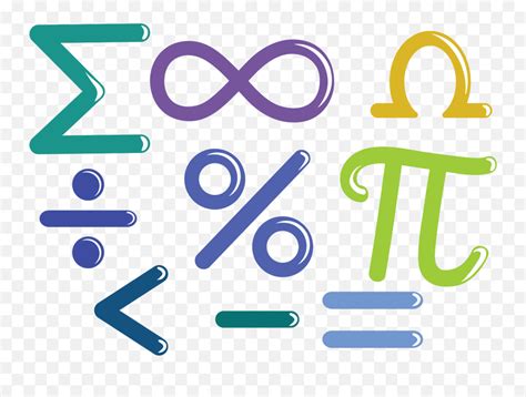 Mathematics Euclidean Vector Number Symbol - Vector Math Symbols Transparent Background Emoji ...