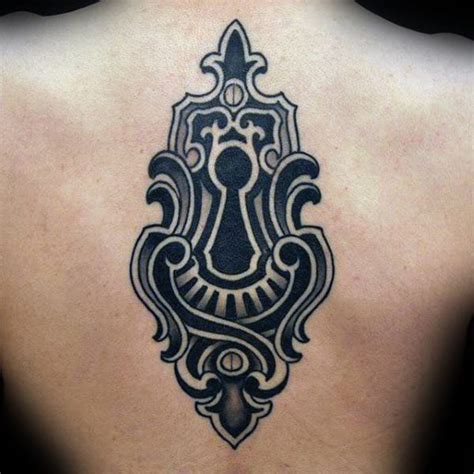 50 Keyhole Tattoo Designs For Men Manly Ink Ideas - HD Tattoo Design Ideas