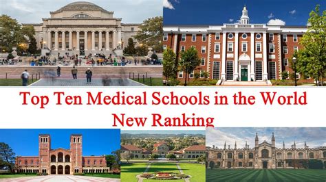 Top Ten Medical Schools in the World New Ranking | Mayo Clinic School ...