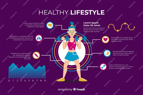 Free Vector | Health infographic template flat style