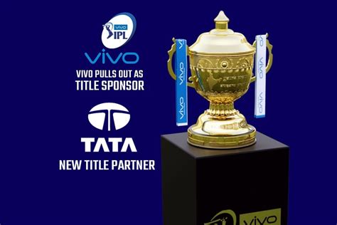 IPL 2022: Tata announced as new title sponsor of IPL - Replaces VIVO ...