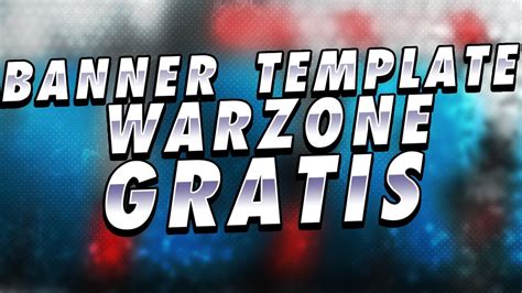 FREE WARZONE BANNER TEMPLATE - BANNER DE WARZONE GRATIS - YouTube