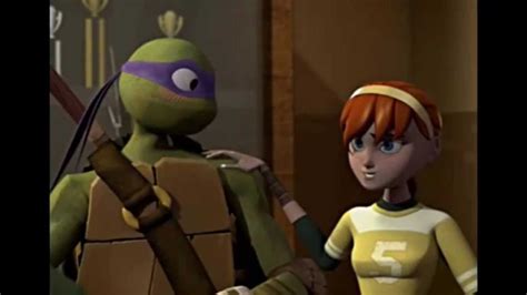 Teenage Mutant Ninja Turtles Nickelodeon Donatello And April