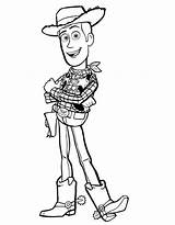 Toy Story Woody Coloring Pages Free Printable PDF sketch template